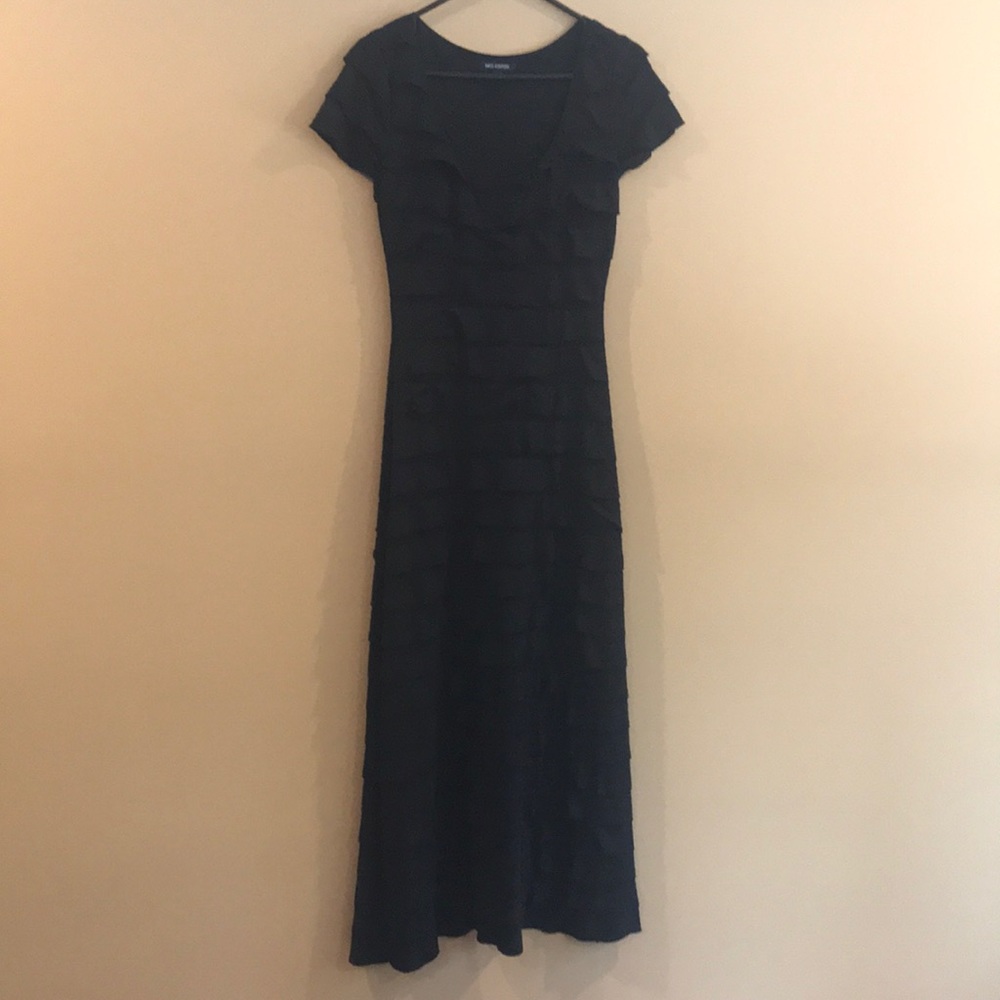 Max Edition Black Layered Dress